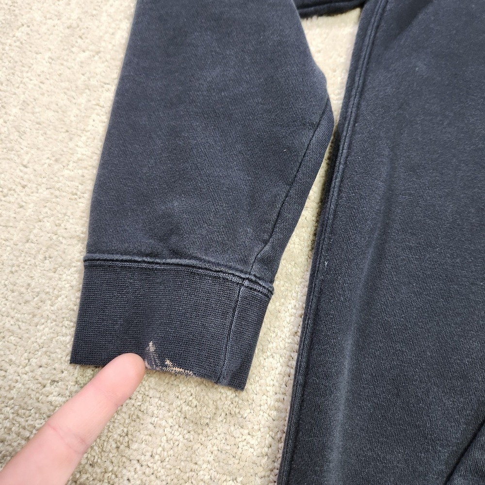 Nike Hoodie Men Large Full Zip Faded Black Club Fleece Distressed Blend Retro - Picture 4 of 13